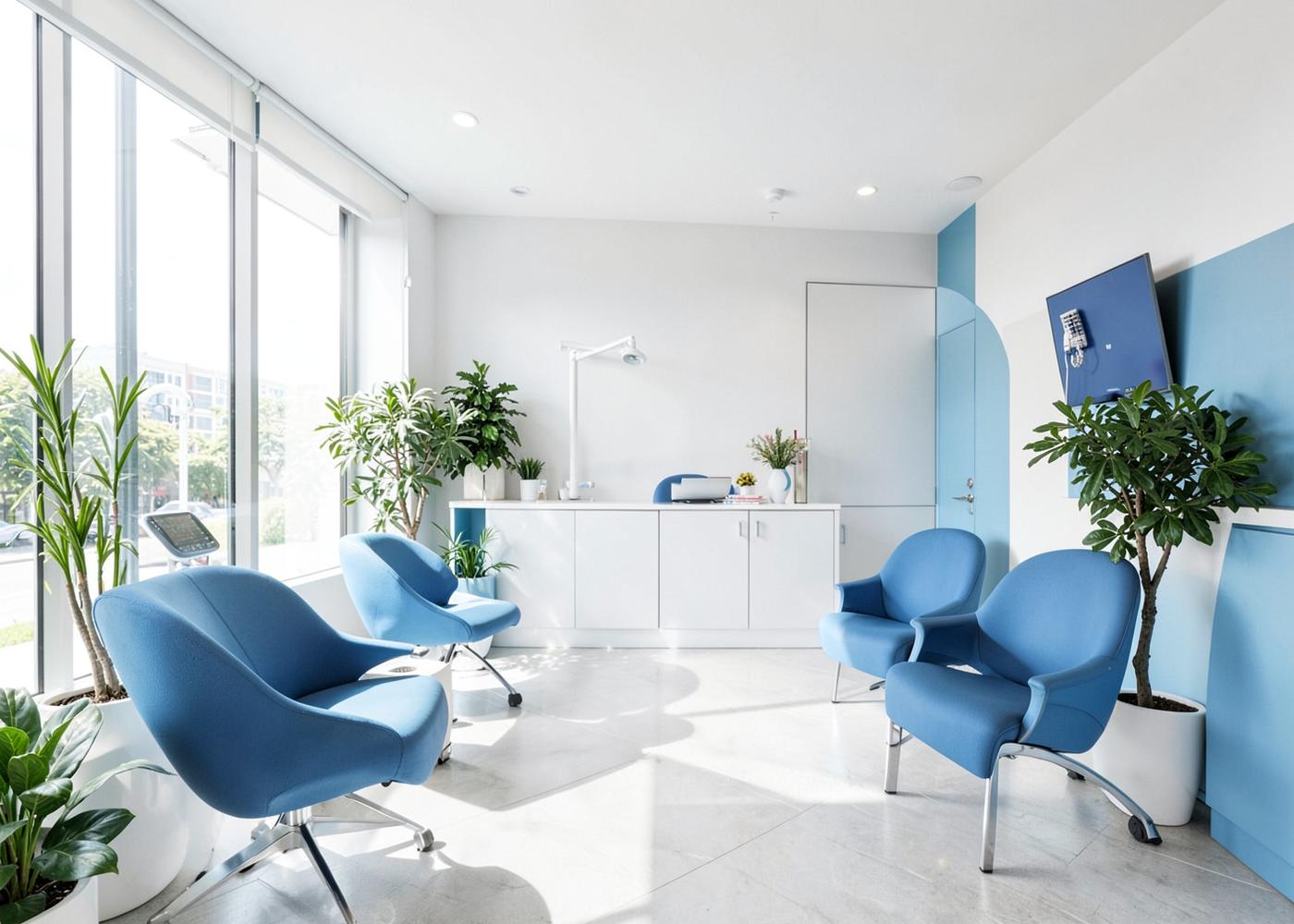 Recepción de la clínica dental CS Dental en Iztapalapa